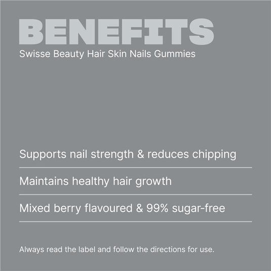 Swisse Beauty Hair Skin Nails Gummies 50 Pack