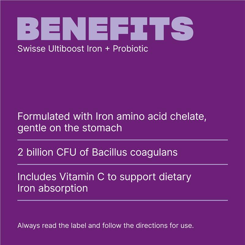 Load image into Gallery viewer, Swisse Iron + Probiotic 30 Tablets
