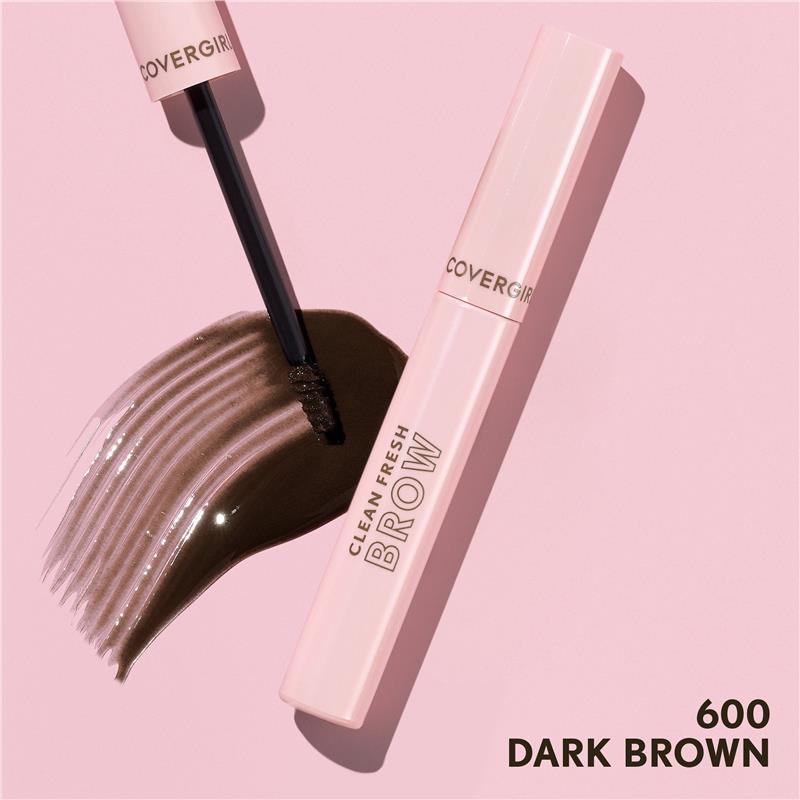 Load image into Gallery viewer, Covergirl Clean Fresh Brow Enhancer Gel Wax 600 Dark Brown
