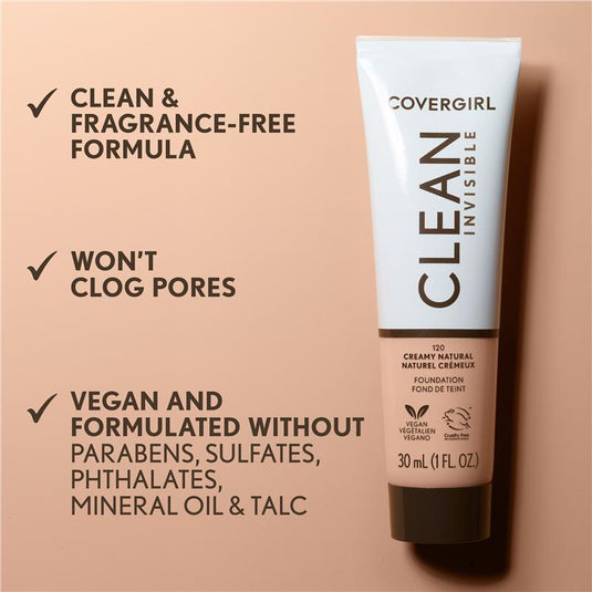 Covergirl Clean Invisible Foundation
