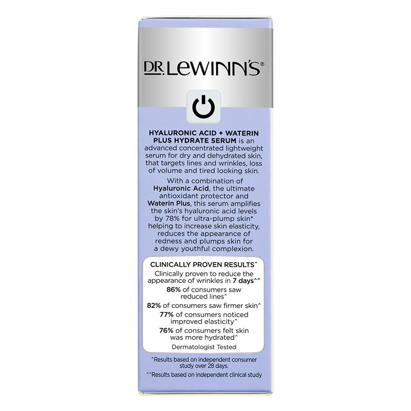 Load image into Gallery viewer, Dr. LeWinn's Serum Series Hylauronic Acid + Waterin Plus Hydrate Serum 30ml
