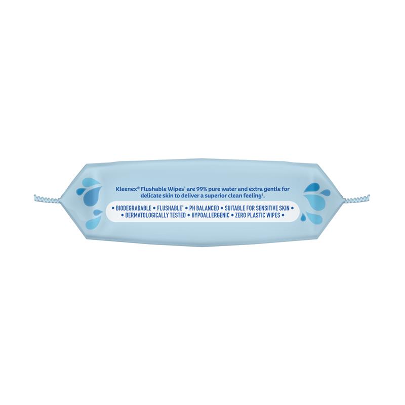 Load image into Gallery viewer, Kleenex Flushable Wipes Fragrance Free 36 Wipes
