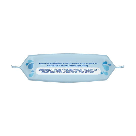 Kleenex Flushable Wipes Fragrance Free 36 Wipes