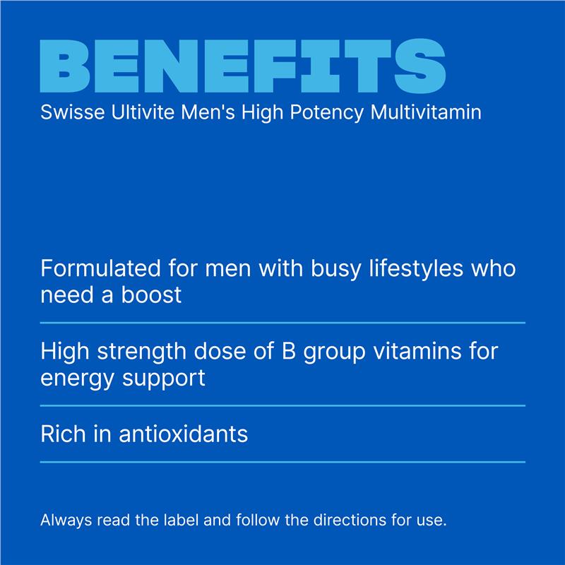 Load image into Gallery viewer, Swisse Men's Ultivite Power Multivitamin 40 Tablets
