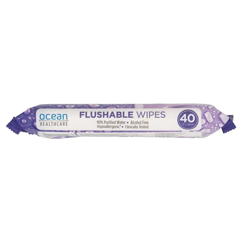 Load image into Gallery viewer, Ocean Healthcare Flushable Wipes 40 Pack
