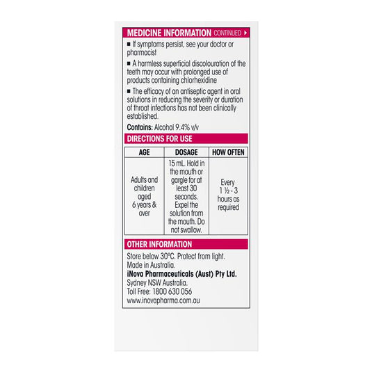 Difflam Plus Sore Throat & Mouth Solution Mint 200ml