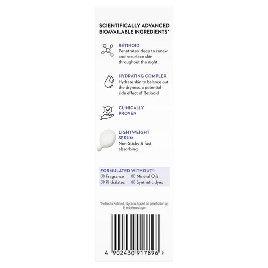 Olay Regenerist Retinol 24 Night Serum Fragrance Free 30ml