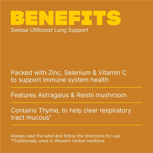 Swisse Ultiboost Lung Support 90 Tablets