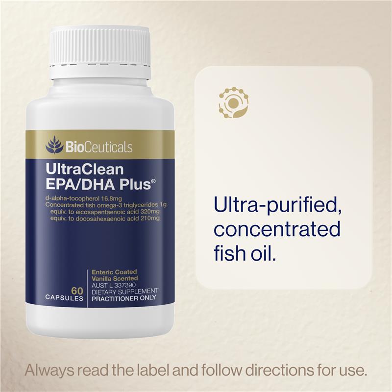 Load image into Gallery viewer, BioCeuticals UltraClean EPA/DHA Plus® 60 Capsules
