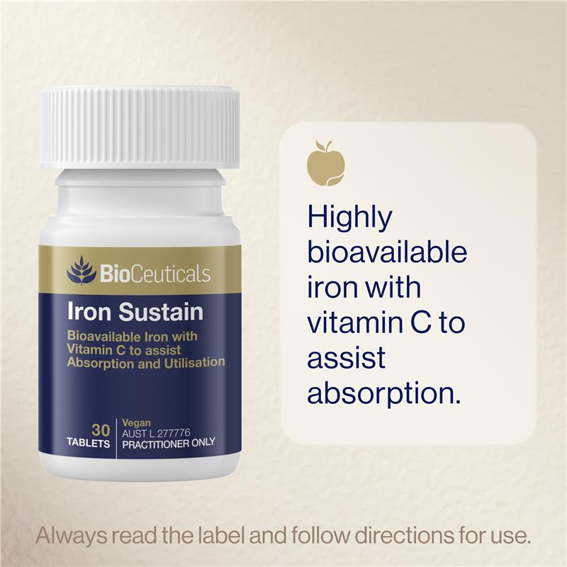 Load image into Gallery viewer, BioCeuticals Iron Sustain 30 Tablets
