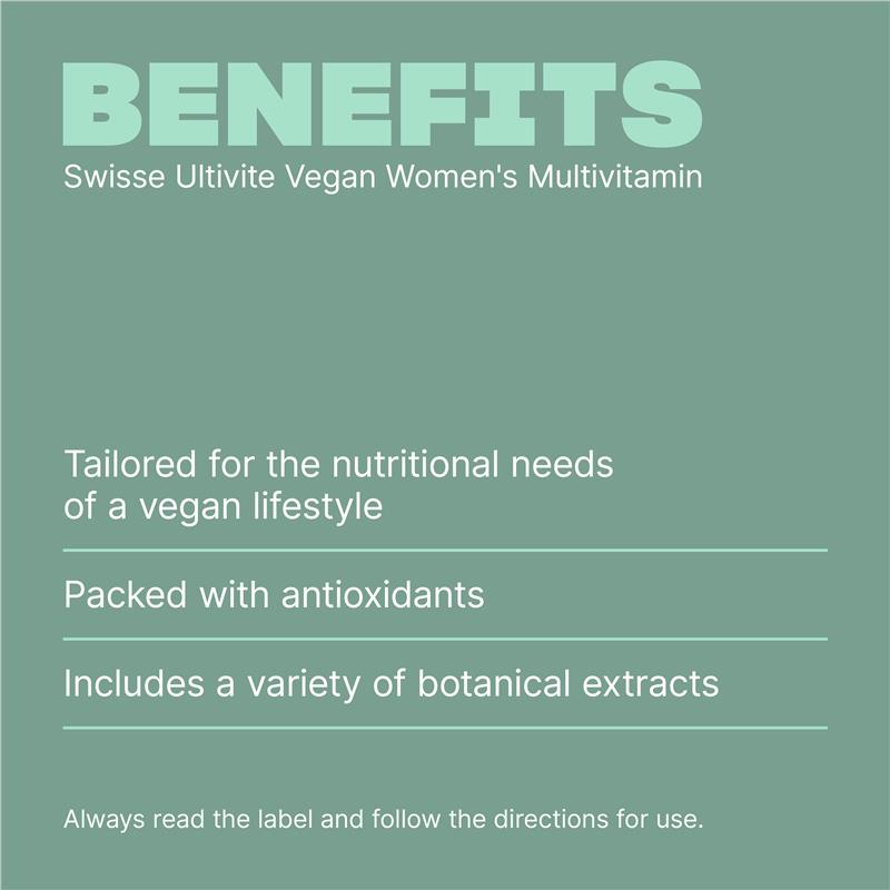 Load image into Gallery viewer, Swisse Vegan Womens Ultivite 60 Tablets
