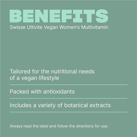Swisse Vegan Womens Ultivite 60 Tablets