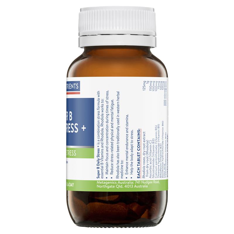 Load image into Gallery viewer, Ethical Nutrients Super B Daily Stress + 60 Tablets
