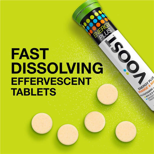 Voost Energy Plus Orange & Mango Effervescent 60 Pack Exclusive Size