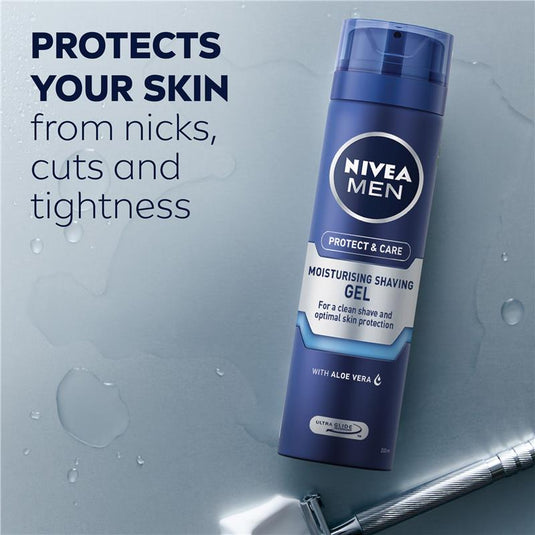 NIVEA MEN Protect & Care Shaving Gel Moisturising 200ml