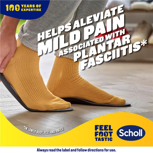 Scholl In Balance Pain Relief Plantar Fasciitis Orthotic Insole Small