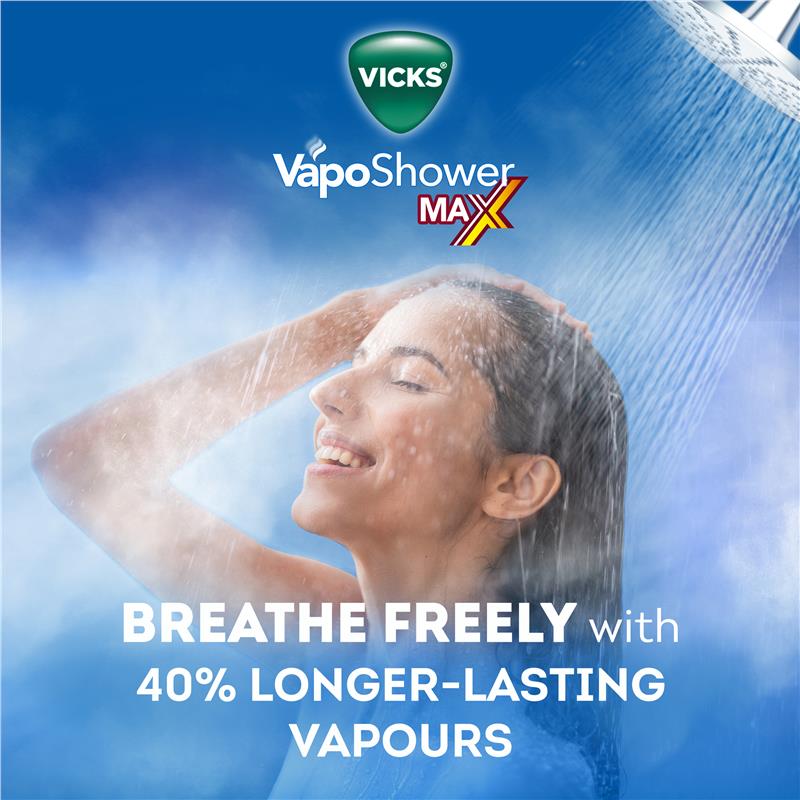Load image into Gallery viewer, Vicks VapoShower Max 4 Pack
