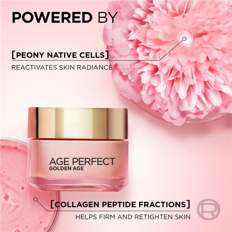 Load image into Gallery viewer, L'Oreal Paris Golden Age Rosy Re-Densifying Day Cream 50ml
