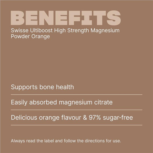 Swisse High Strength Magnesium Powder Orange 180g