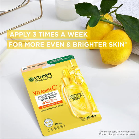 Garnier Hydra Bomb Vitamin C* Brightening & Hydrating Sheet Mask