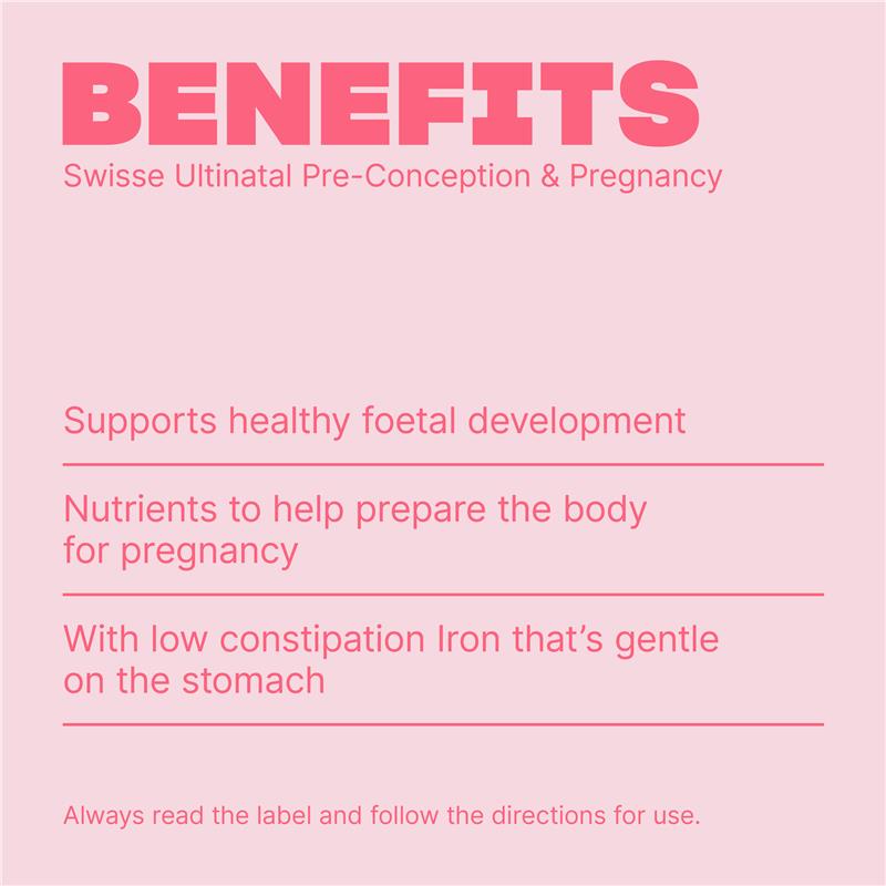 Load image into Gallery viewer, Swisse Ultinatal Pre Conception &amp; Pregnancy 180 Capsules
