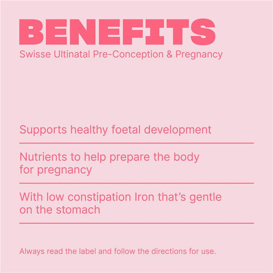 Swisse Ultinatal Pre Conception & Pregnancy 180 Capsules
