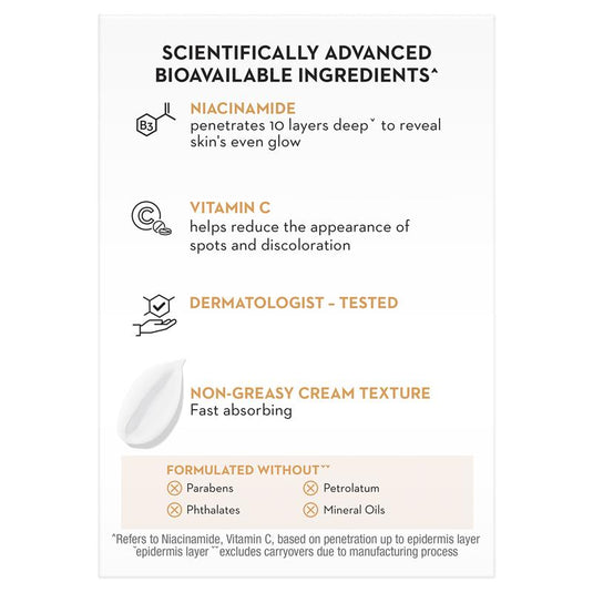 Olay Luminous Niacinamide + Vitamin C Moisturiser 50g
