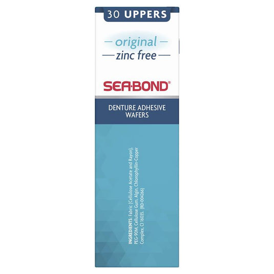 Sea Bond Denture Adhesive Uppers 30