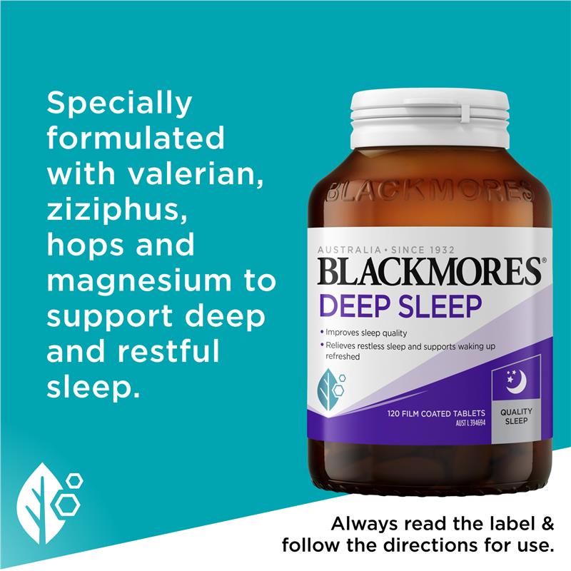Load image into Gallery viewer, Blackmores Deep Sleep 120 Tablets
