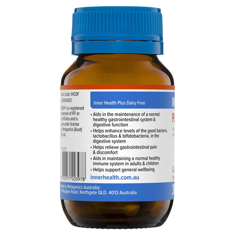 Load image into Gallery viewer, Inner Health Plus Dairy Free Probiotic 30 Capsules Fridge Line
