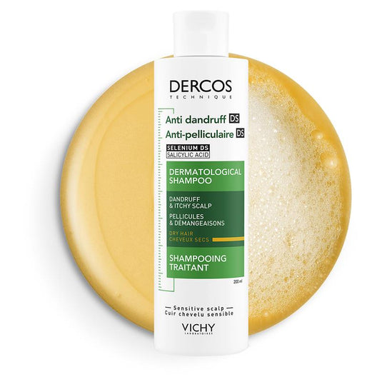 Dercos Anti-Dandruff DS Shampoo for Dry Hair 200ml
