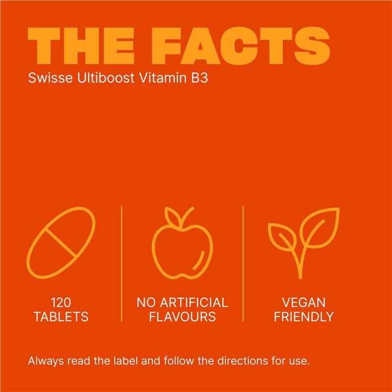 Load image into Gallery viewer, Swisse Ultiboost Vitamin B3 120 Tablets

