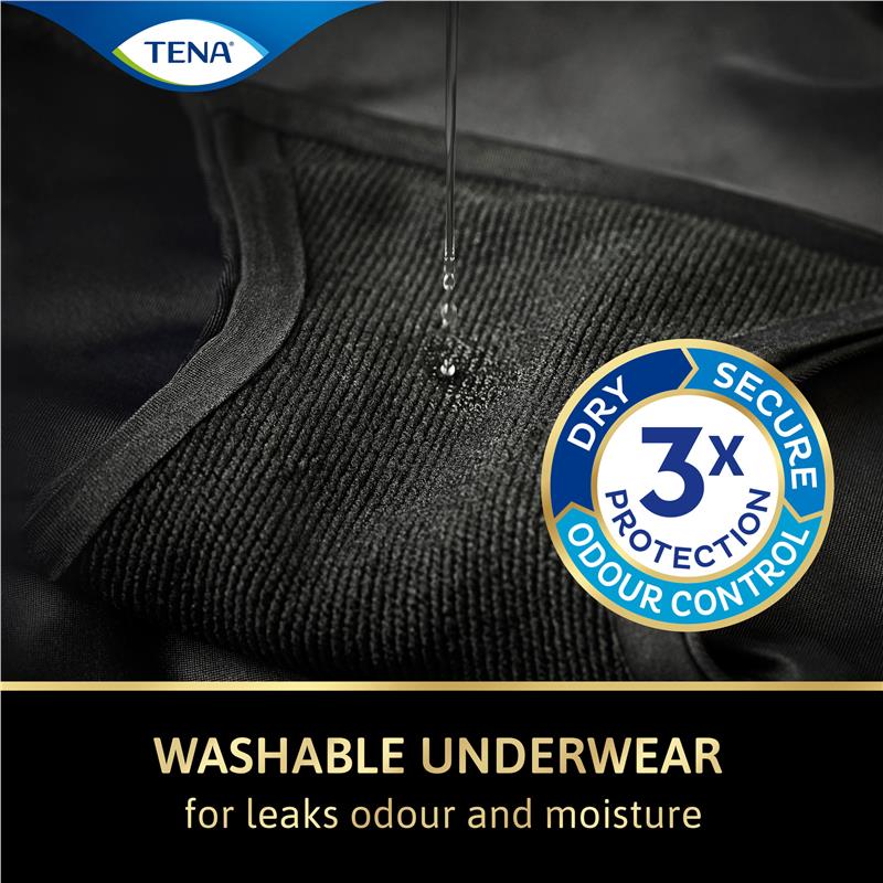 Load image into Gallery viewer, TENA Washable Absorbent Underwear Classic Noir Size 18-20
