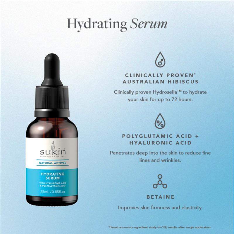 Load image into Gallery viewer, Sukin Natural Actives Hydrating Serum with Hyaluronic Acid 25ml
