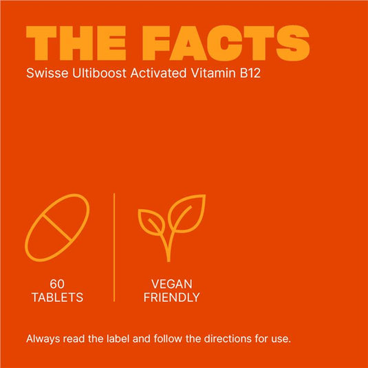 Swisse Ultiboost Activated Vitamin B12 (1000mcg) 60 Tablets