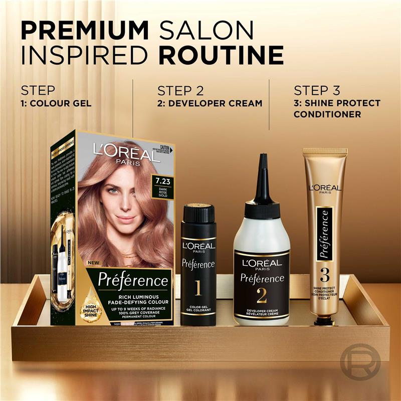Load image into Gallery viewer, L'Oreal Paris Preference Bali 7.23 Dark Rose Gold
