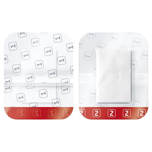 Leukomed T Plus Skin Sensitive Transparent 8cm x 10cm 5 Pack