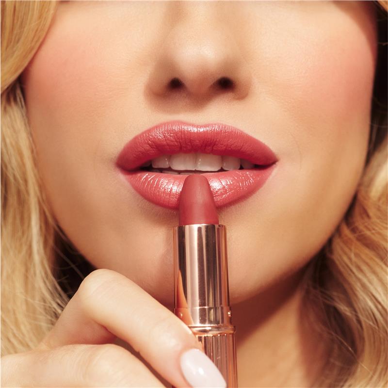 Load image into Gallery viewer, MCoBeauty Creme Matte Luxe Lipstick Rose Saturn

