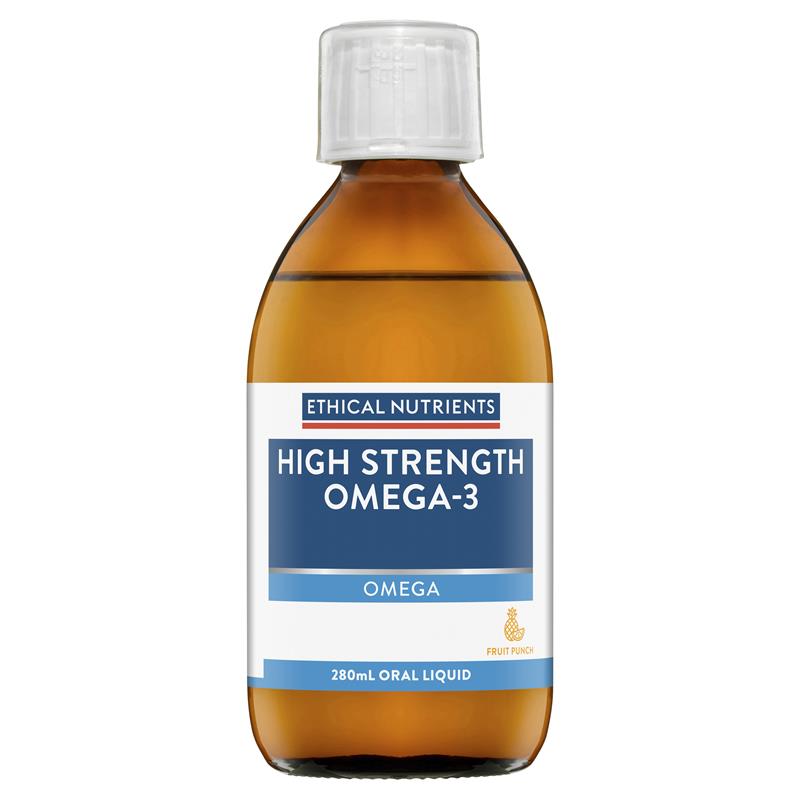 Load image into Gallery viewer, Ethical Nutrients High Strength Omega-3 Fruit Punch 280mL Liquid
