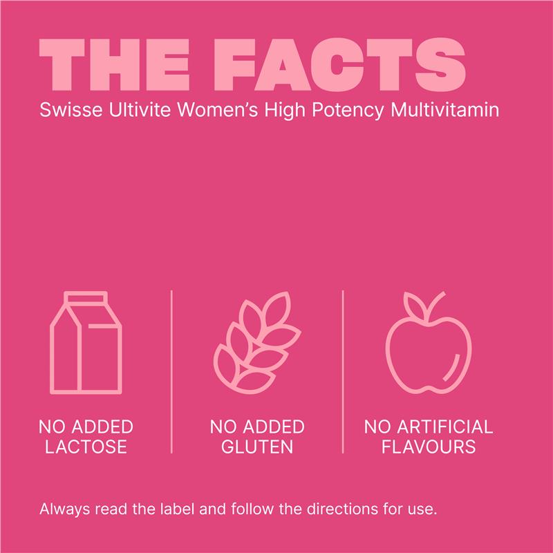 Load image into Gallery viewer, Swisse Women's Ultivite High Potency Multivitamin 40 Tablets
