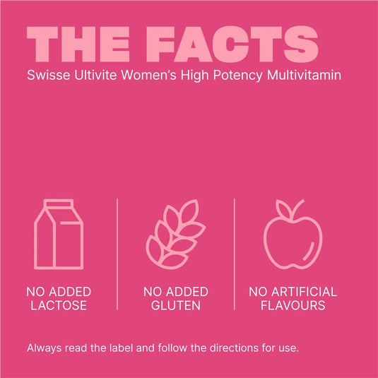 Swisse Women's Ultivite High Potency Multivitamin 40 Tablets