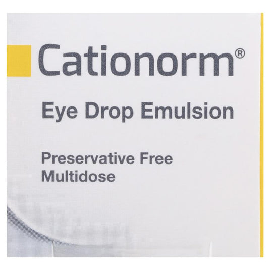 Cationorm Preservative Free Eye Drops 10ml