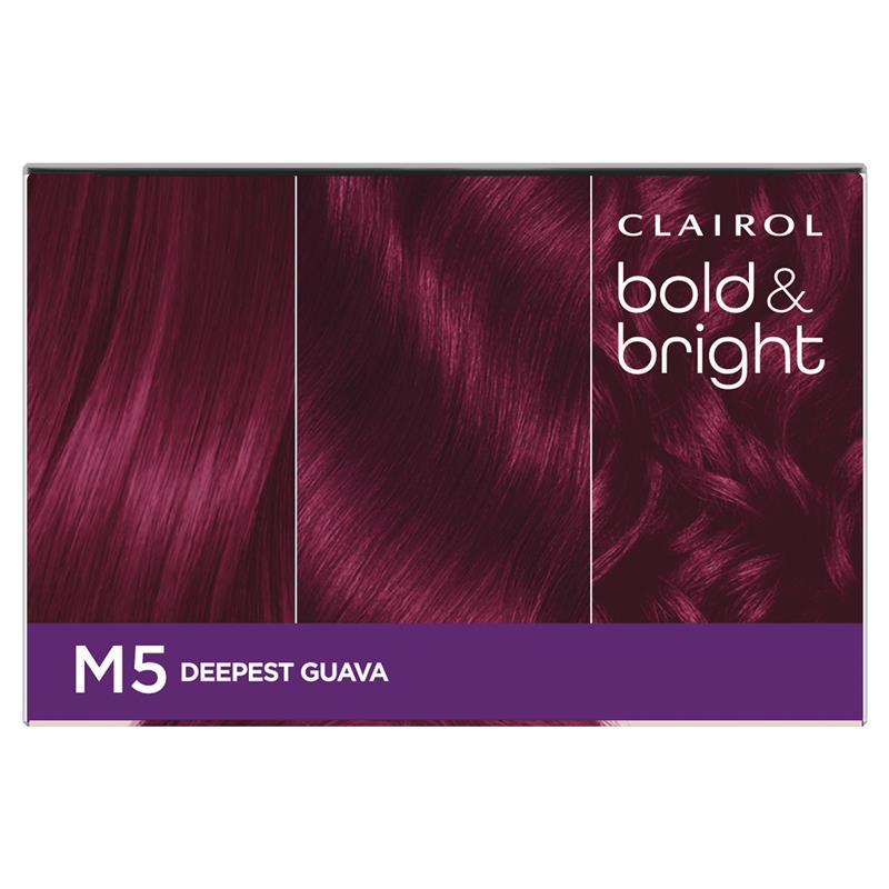 Load image into Gallery viewer, Clairol Bold &amp; Bright Permanent Hair Colour M5 Deepest Guava

