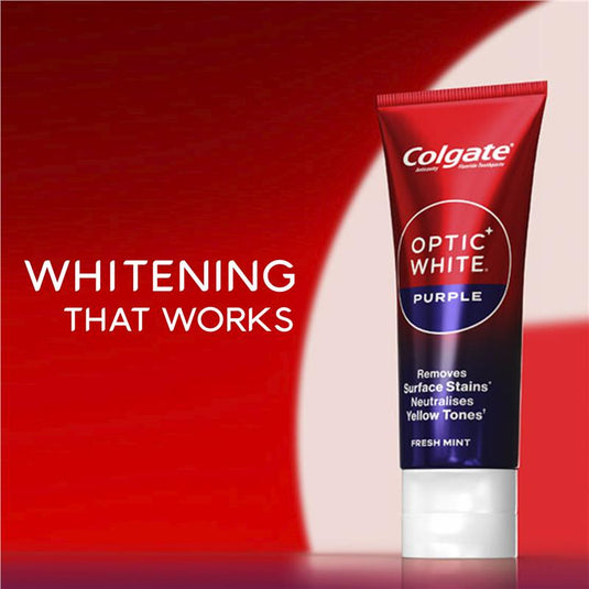 Colgate Toothpaste Optic White Purple 100g
