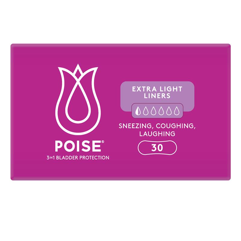 Load image into Gallery viewer, Poise Extra Light Liner Bulk 30 Pack
