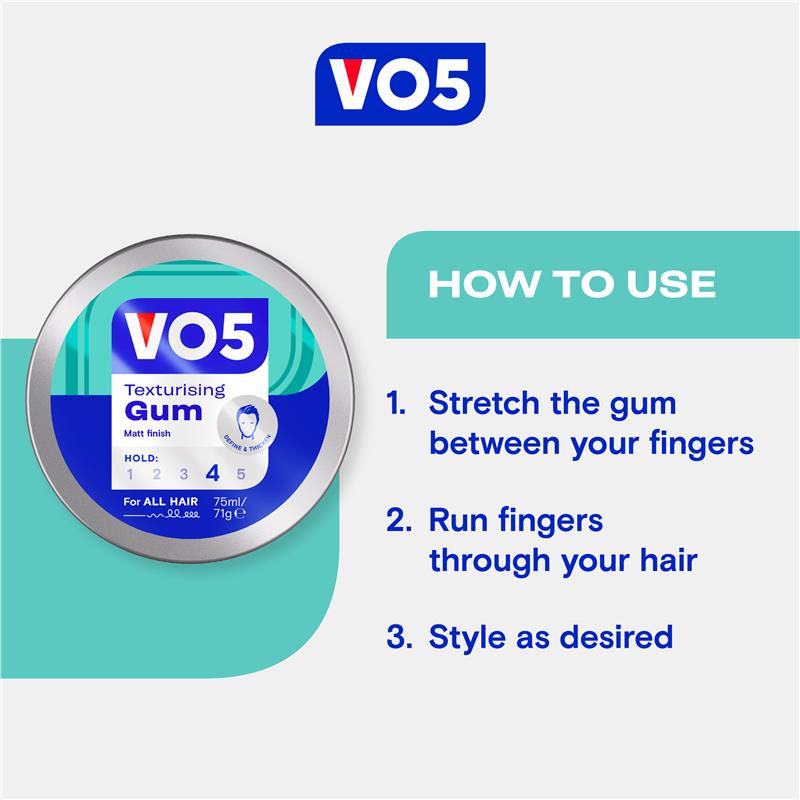 Load image into Gallery viewer, Vo5 Hair Gel Texturizing Gum 75mL
