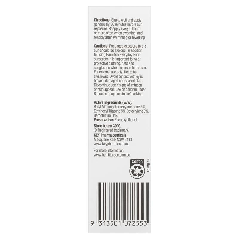 Load image into Gallery viewer, Hamilton SPF 50+ Everyday Face Cream 75g
