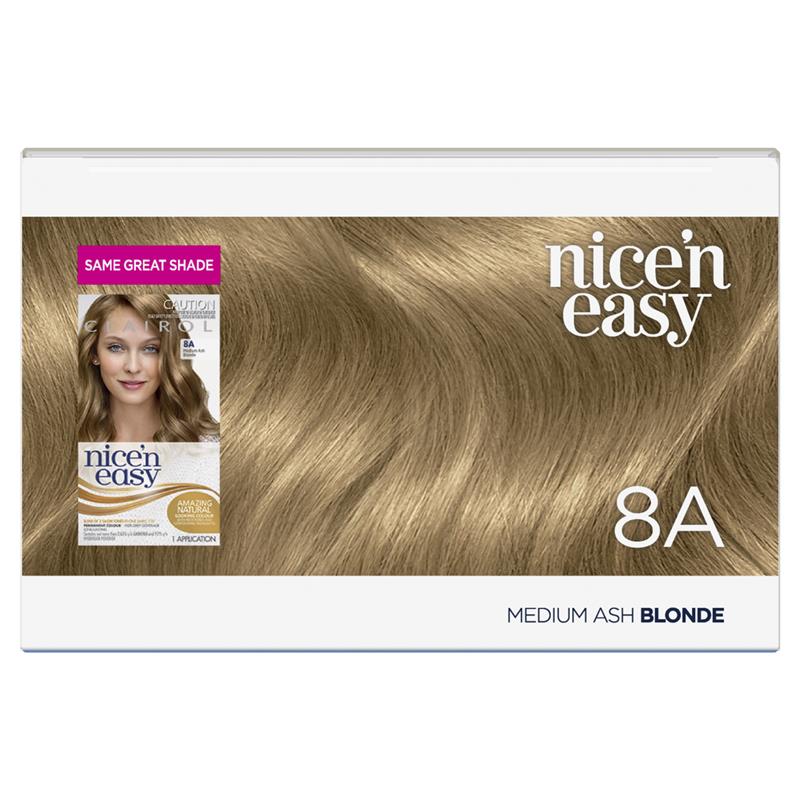 Load image into Gallery viewer, Clairol Nice N Easy 8A Natural Medium Ash Blonde Permanent Hair Colour
