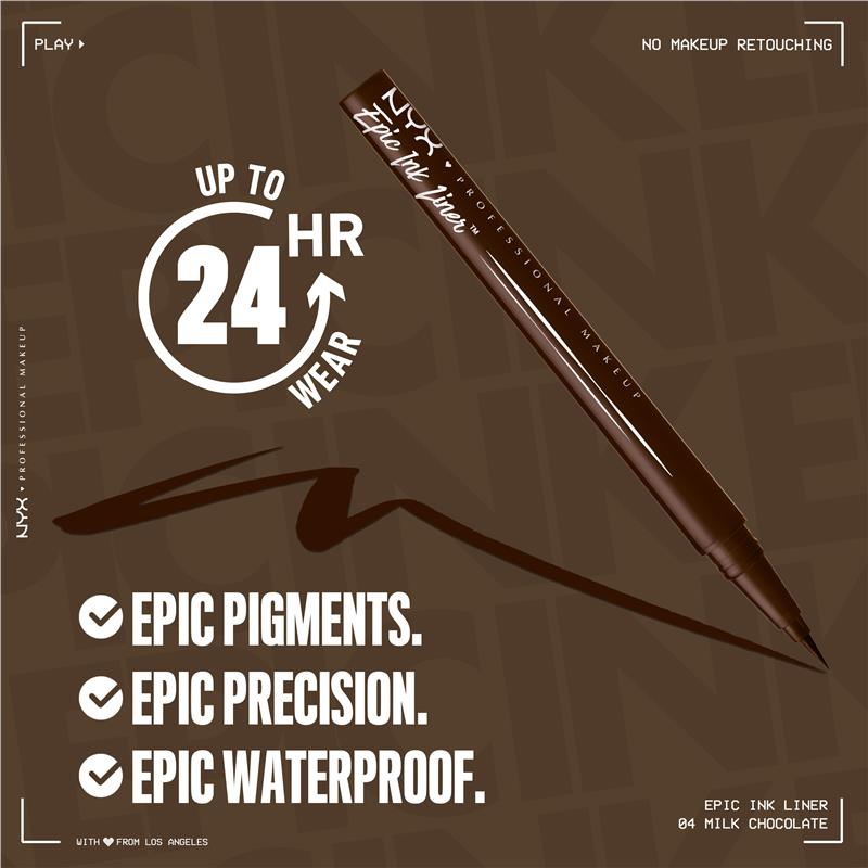 Load image into Gallery viewer, NYX Epic Ink Liner Milk Chocolate
