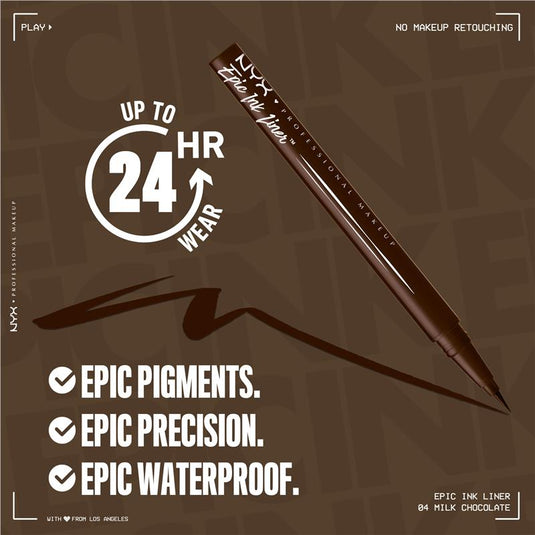 NYX Epic Ink Liner Milk Chocolate